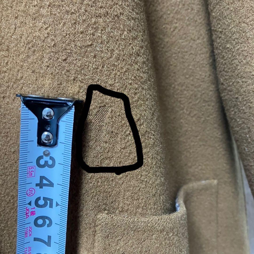 Aquascutum Coat Club Check Asian fit M US size S Camel Authentic