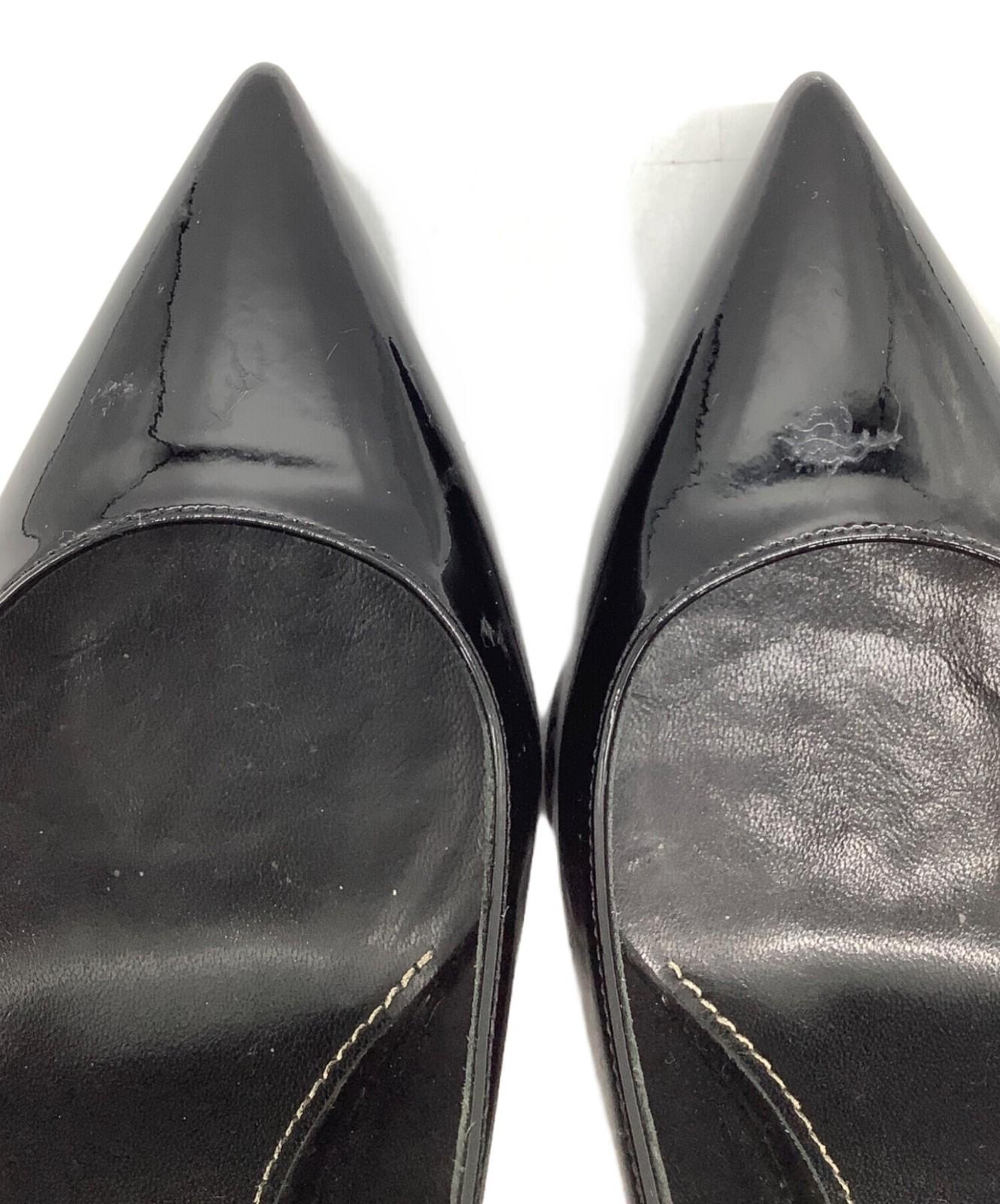 Saint Laurent Paris Shoes Pumps Heel EU 35.5 US 5.5 Black Authentic