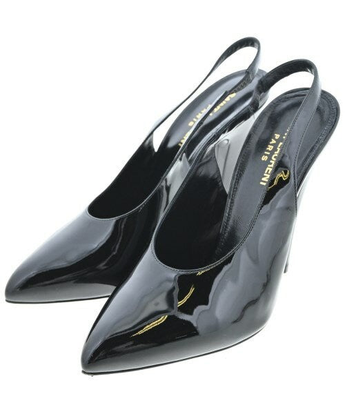 Saint Laurent Paris Shoes Pumps Heel EU 39 US 9 Black Authentic