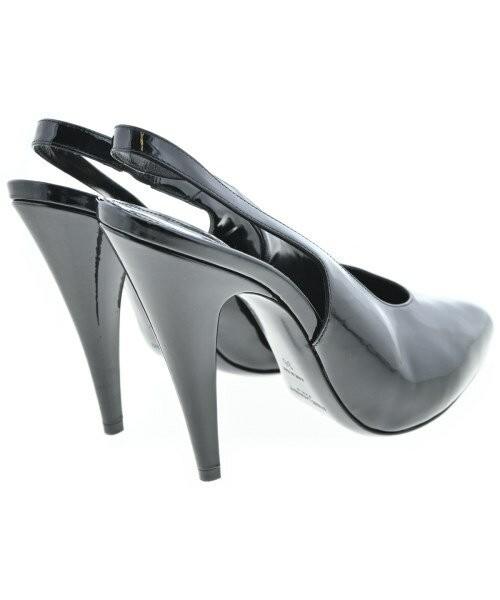 Saint Laurent Paris Shoes Pumps Heel EU 39 US 9 Black Authentic
