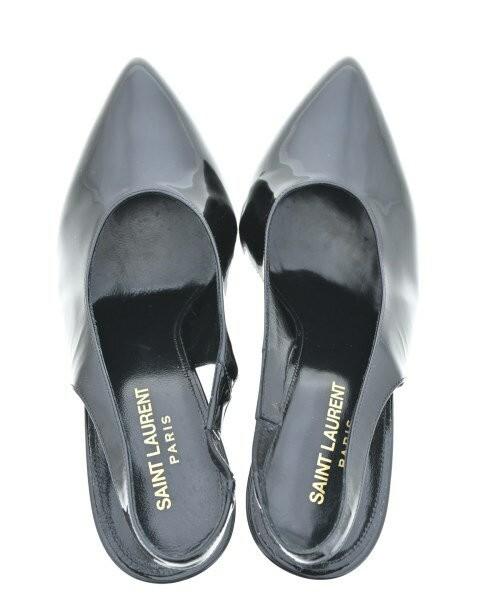 Saint Laurent Paris Shoes Pumps Heel EU 39 US 9 Black Authentic