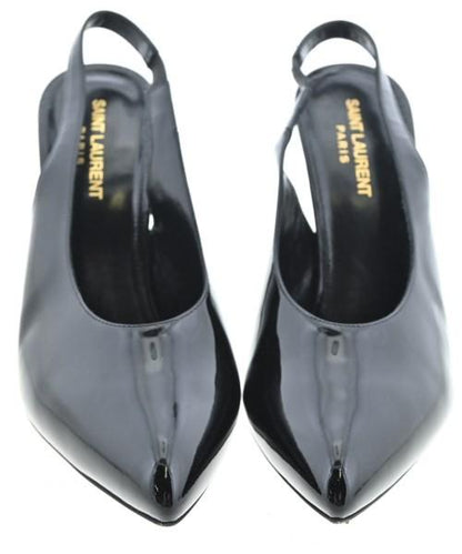 Saint Laurent Paris Shoes Pumps Heel EU 39 US 9 Black Authentic