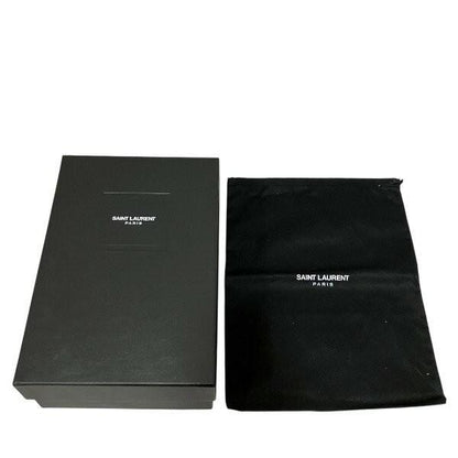 Saint Laurent Shoes Pumps Heel EU 37.5 US 7.5 Suede Black Authentic