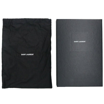 Saint Laurent Paris Shoes Pumps Heel EU 37 US 7 Black Authentic