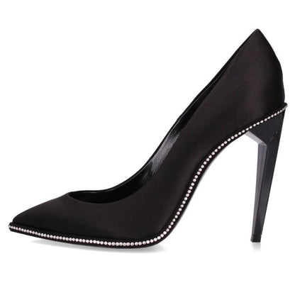 Saint Laurent Paris Shoes Pumps Heel EU 37 US 7 Black Authentic