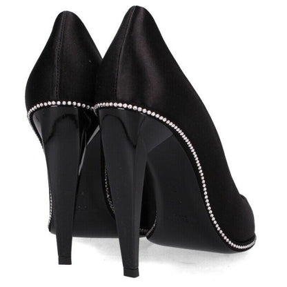 Saint Laurent Paris Shoes Pumps Heel EU 37 US 7 Black Authentic