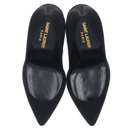 Saint Laurent Paris Shoes Pumps Heel EU 37 US 7 Black Authentic
