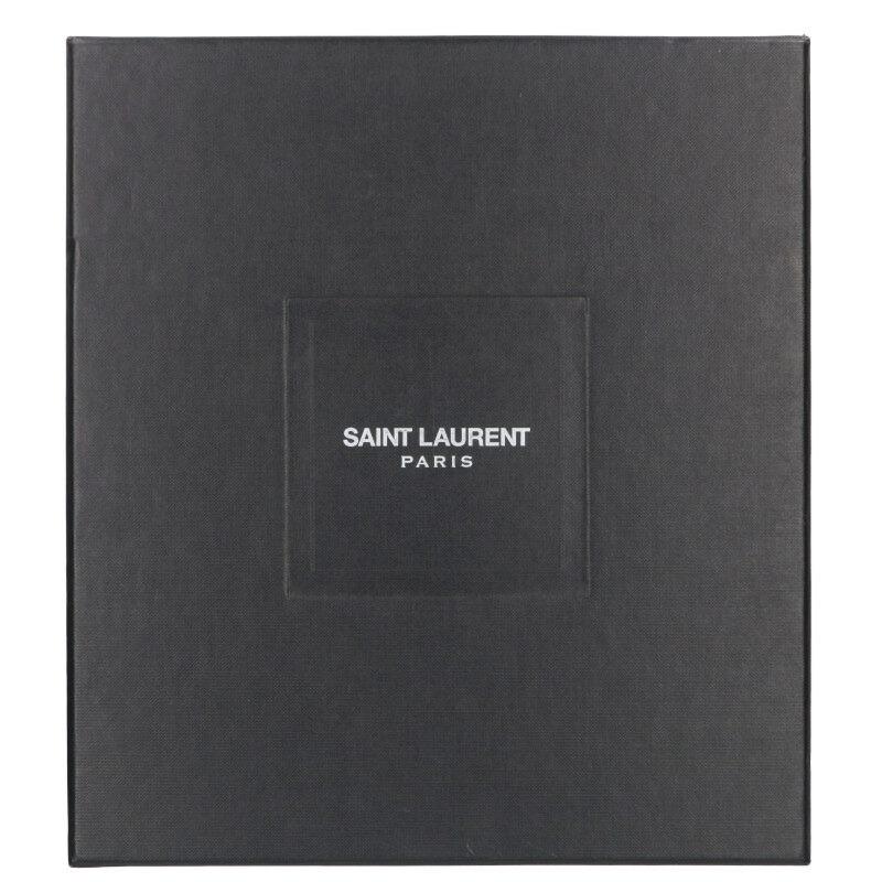 Saint Laurent Paris Shoes Pumps Heel EU 39 US 9 Patent Leather Black Authentic