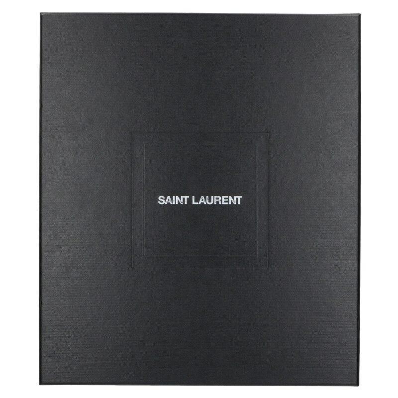 Saint Laurent Paris Short Boots Shoes EU 38 US 8 Leather Off White Authentic