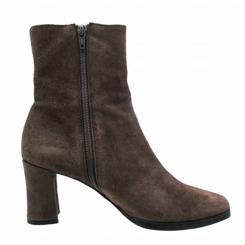 Saint Laurent Short Boots Shoes EU 35.5 US 5.5 Brown Authentic