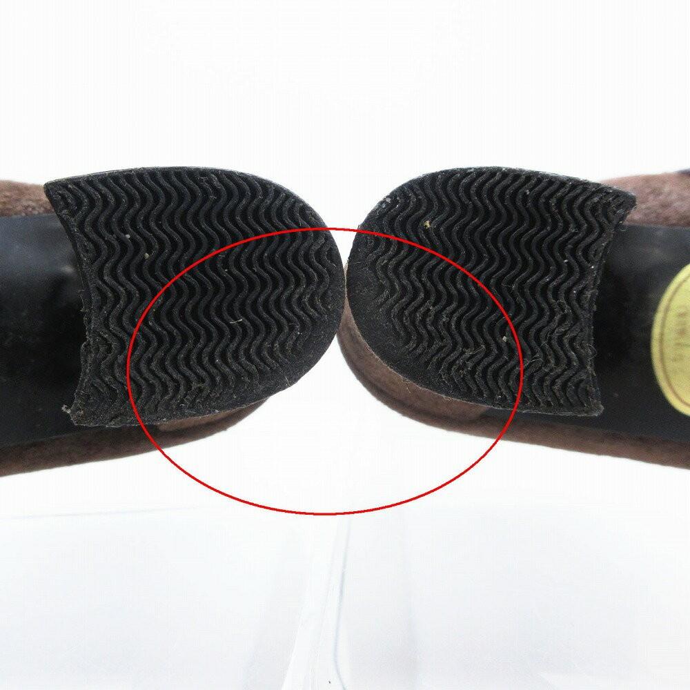 Saint Laurent Short Boots Shoes EU 35.5 US 5.5 Brown Authentic