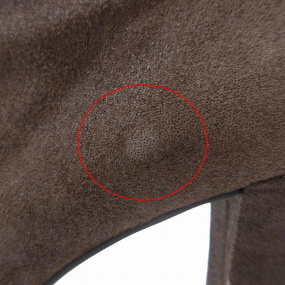 Saint Laurent Short Boots Shoes EU 35.5 US 5.5 Brown Authentic