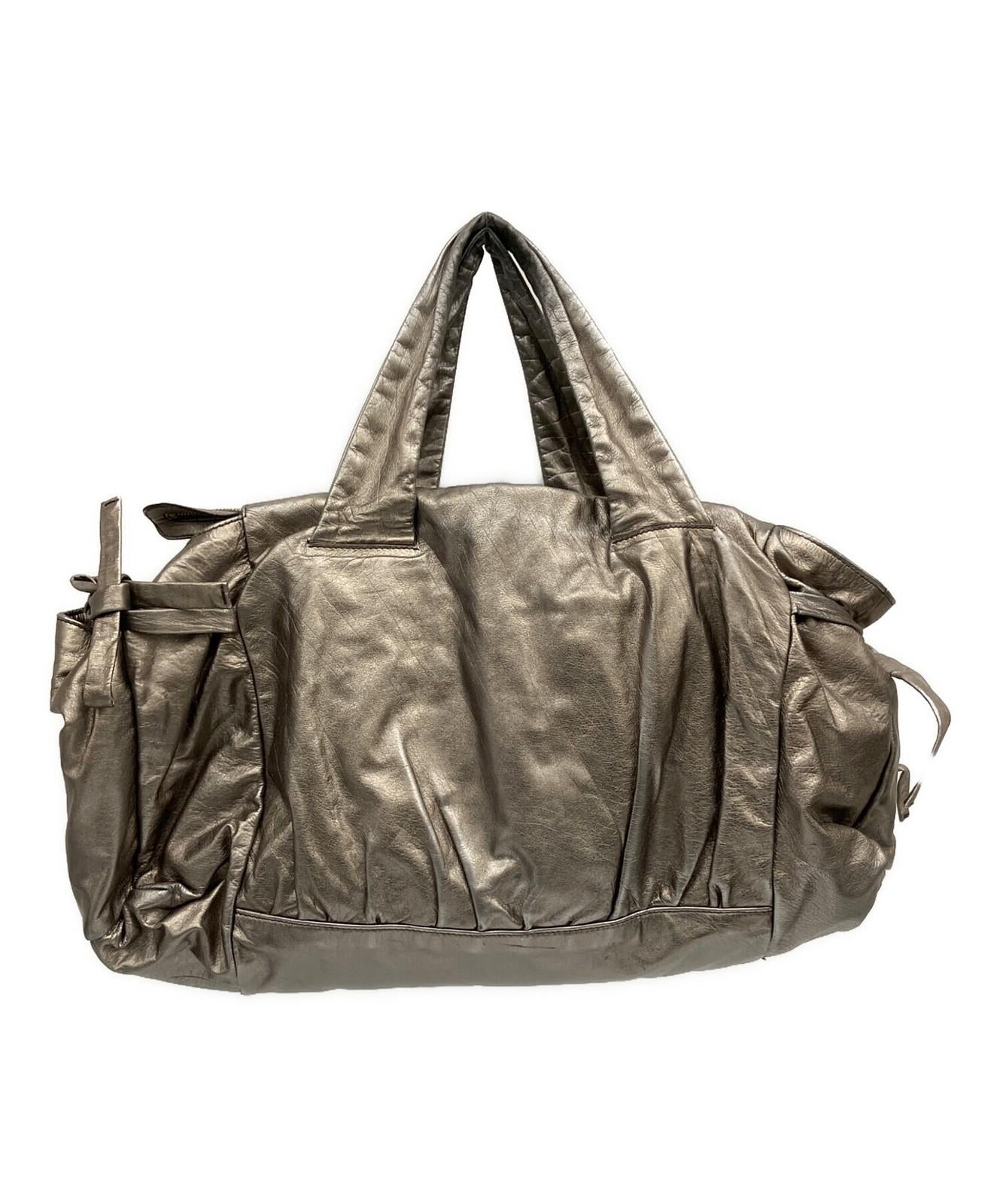 GUCCI Hand Bag Tote Purse Beige Authentic