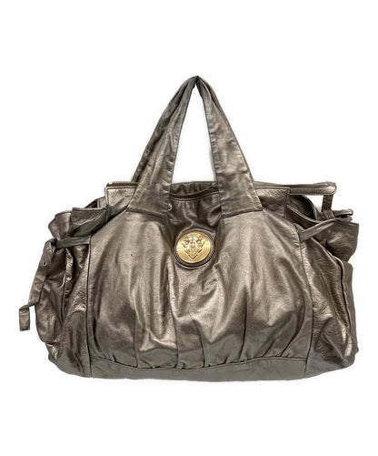 GUCCI Hand Bag Tote Purse Beige Authentic