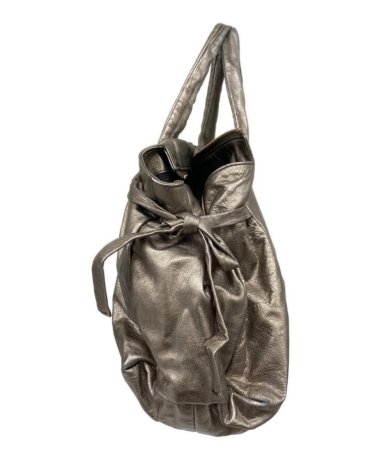 GUCCI Hand Bag Tote Purse Beige Authentic