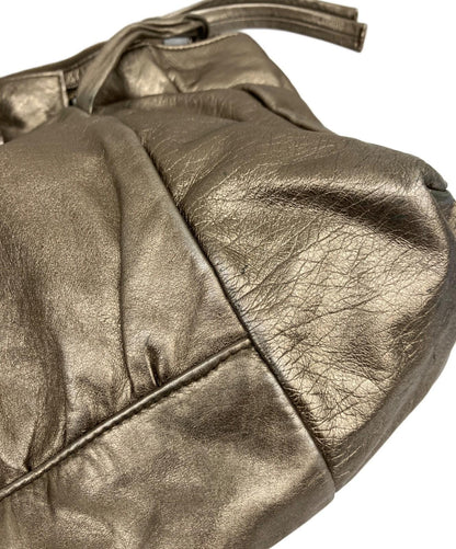 GUCCI Hand Bag Tote Purse Beige Authentic