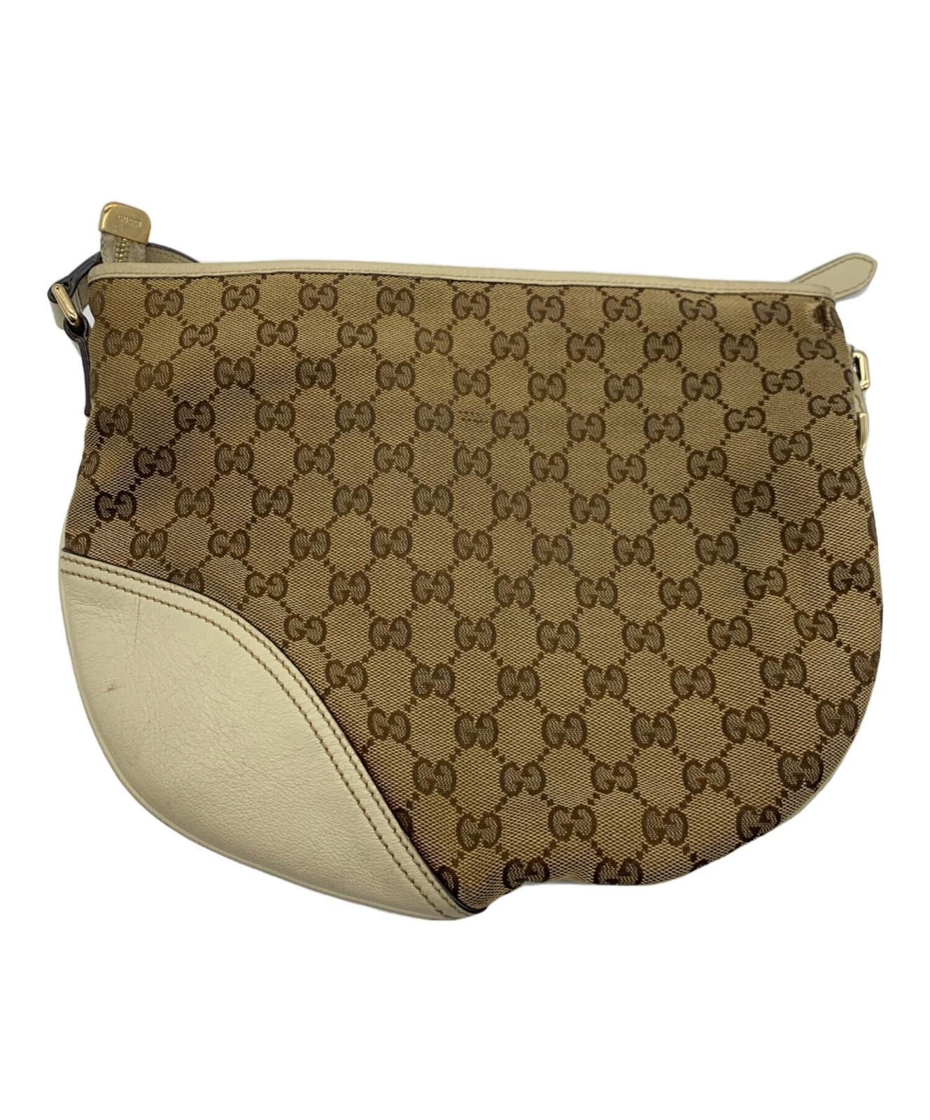 GUCCI Shoulder Bag Purse GG Canvas Authentic