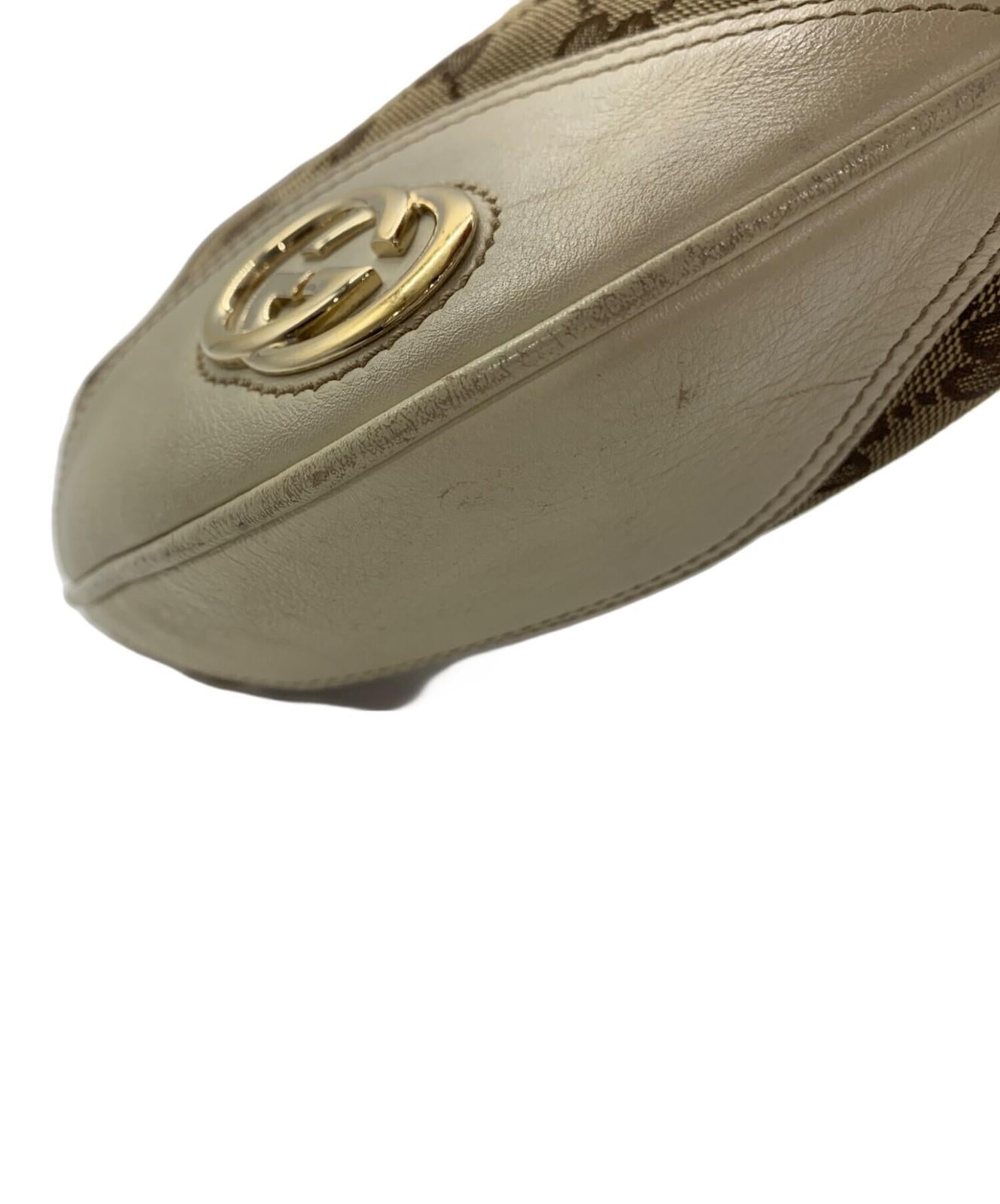 GUCCI Shoulder Bag Purse GG Canvas Authentic