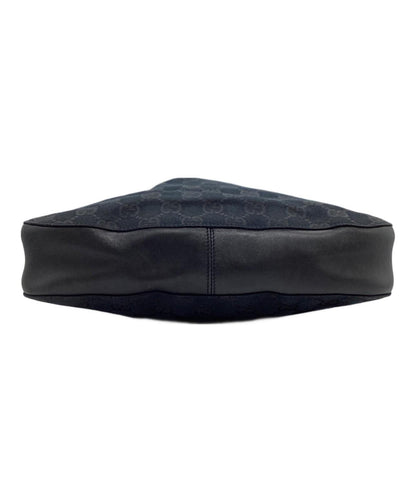 GUCCI Shoulder Bag Purse GG Black Authentic