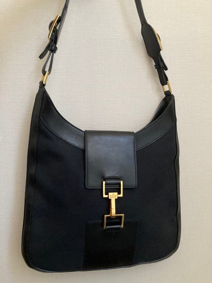 GUCCI One Shoulder Bag Purse Leather Authentic