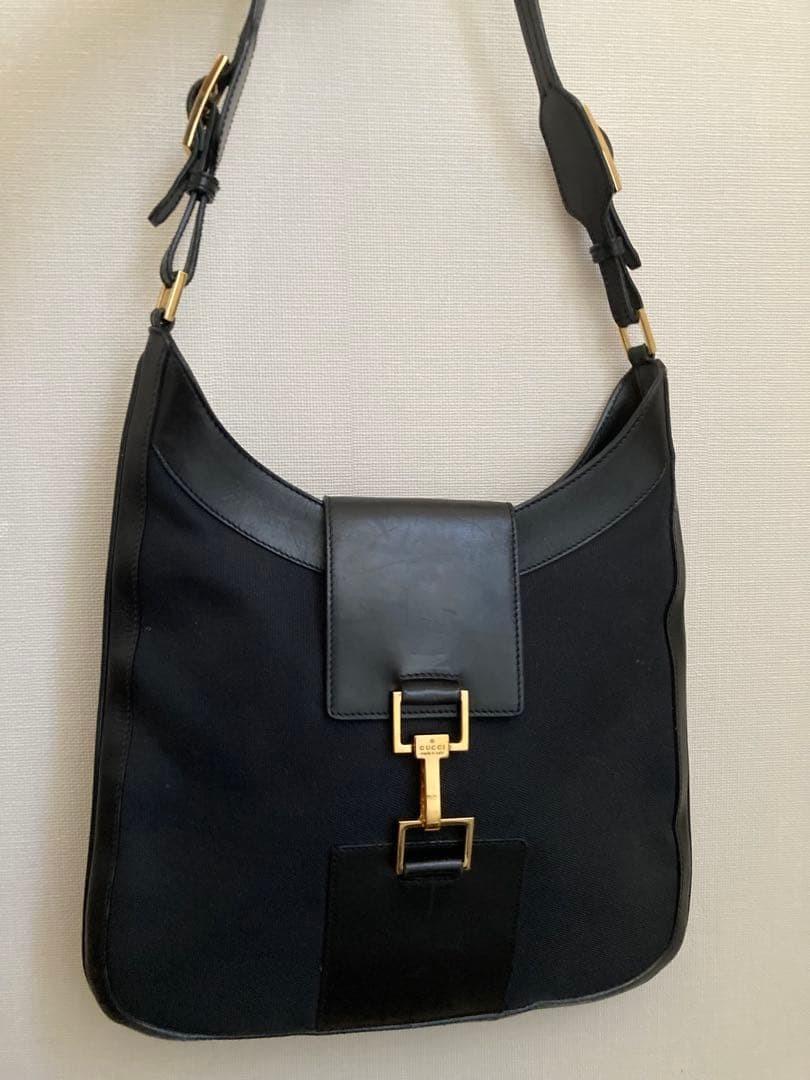 GUCCI One Shoulder Bag Purse Leather Authentic