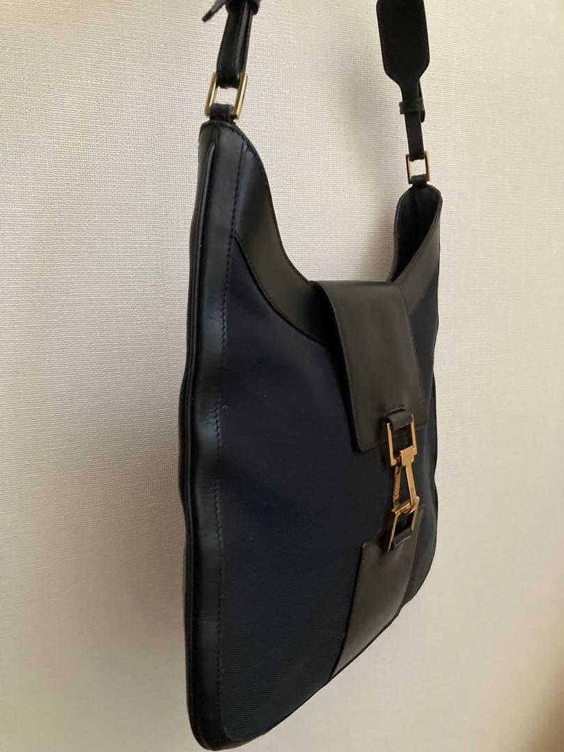 GUCCI One Shoulder Bag Purse Leather Authentic