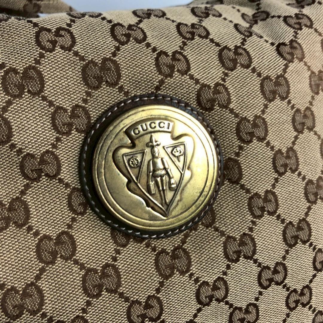 GUCCI Hand Bag Tote Purse Hysteria Crest Hobo GG Authentic
