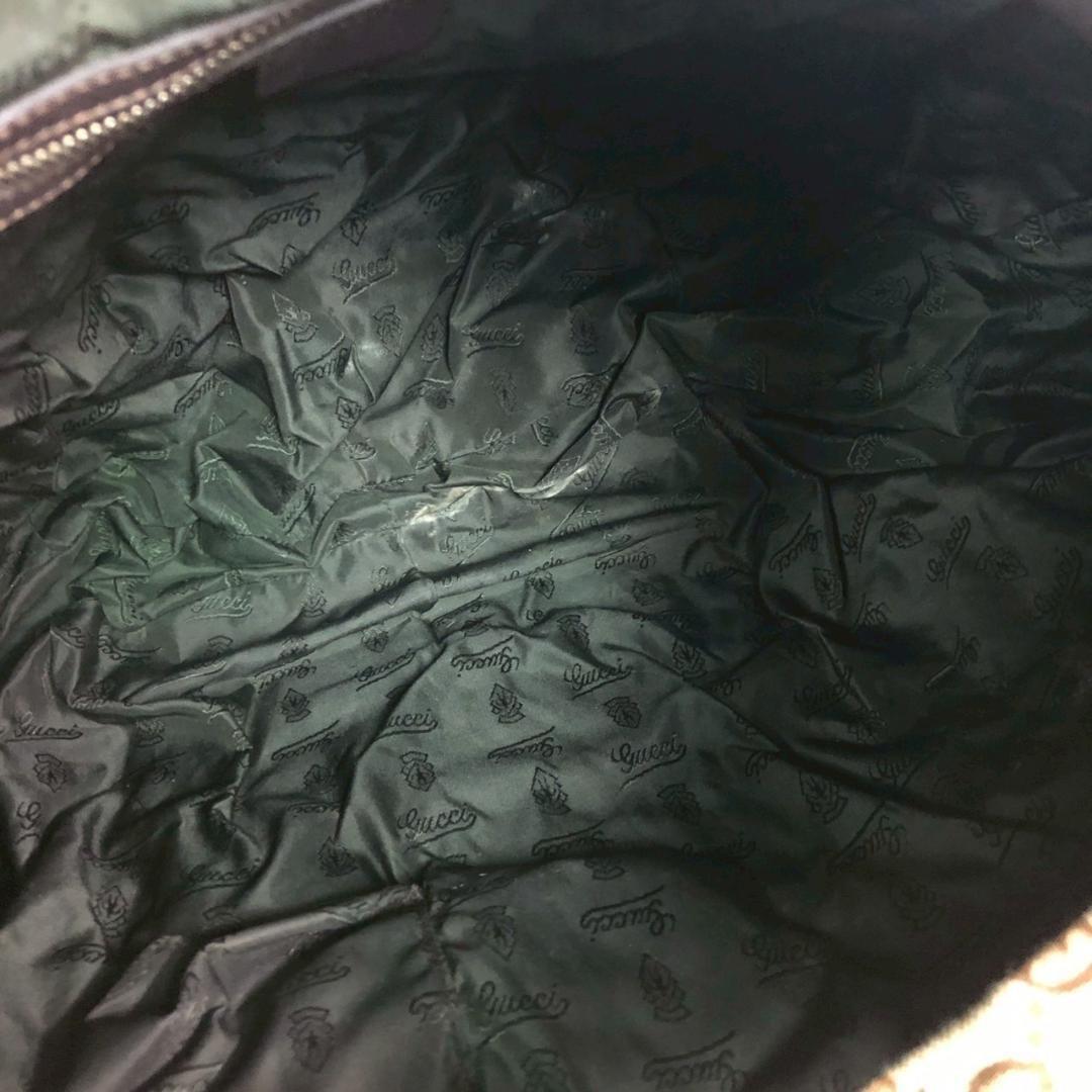 GUCCI Hand Bag Tote Purse Hysteria Crest Hobo GG Authentic