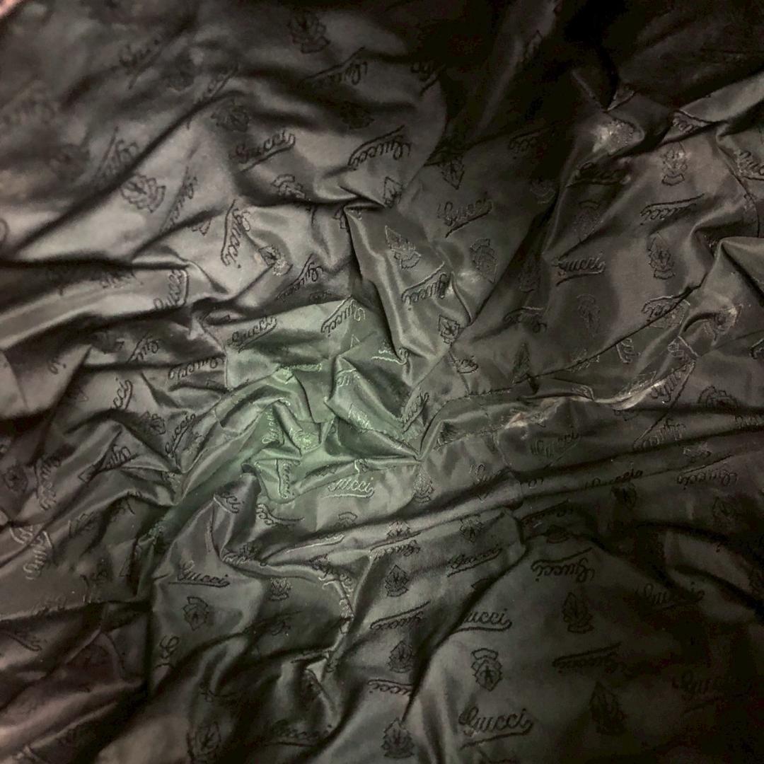 GUCCI Hand Bag Tote Purse Hysteria Crest Hobo GG Authentic