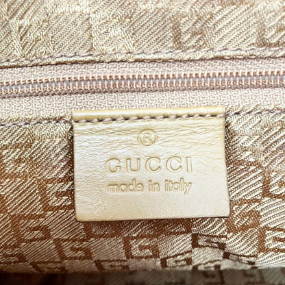 GUCCI One Shoulder Bag Purse Leather Suede Pink Brown Authentic